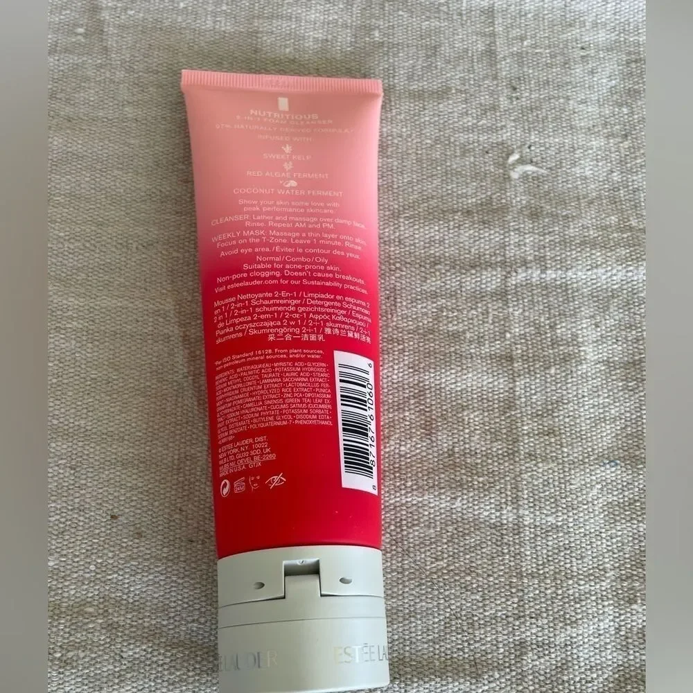Estee Lauder Nutritious Foam Cleanser 2-in-1 NEW